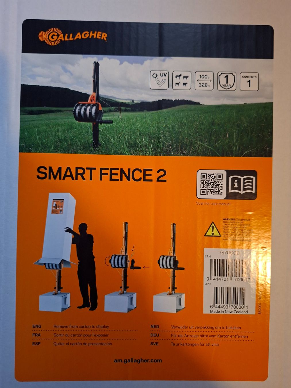 Altre attrezzature per stalle: GALLAGHER SMART FENECE 2 – Nuovo e nell'imballaggio originale da Grengiols venduto da Fe_ri