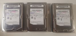 3x Samsung 1 TB / 3.5" / 7200 RPM HDD / alle SMART Werte OK