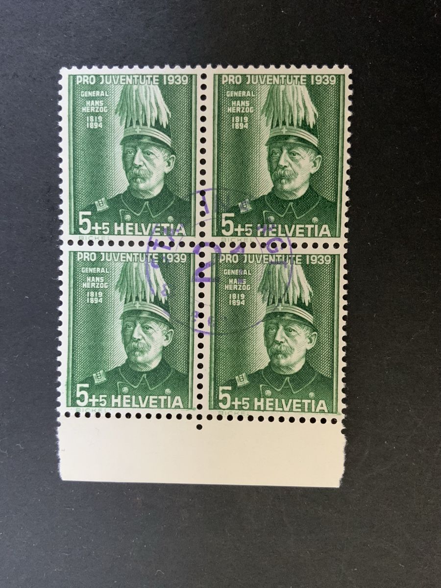 Alle Briefmarken: Juventute Militär – Gebraucht aus Binningen von chr_cr5n