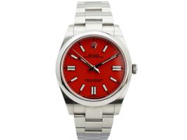 Rolex Oyster Perpetual 41 "Coral" dial New full set