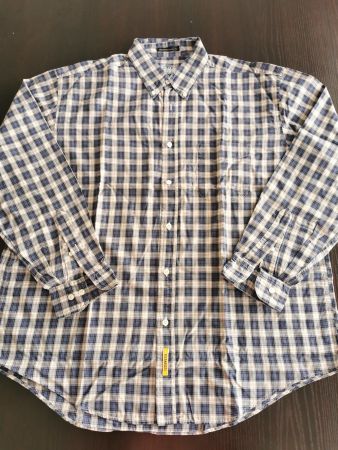 B.D. Baggies; Karo Hemd Gr. XL dunkelblau/weiss/rot