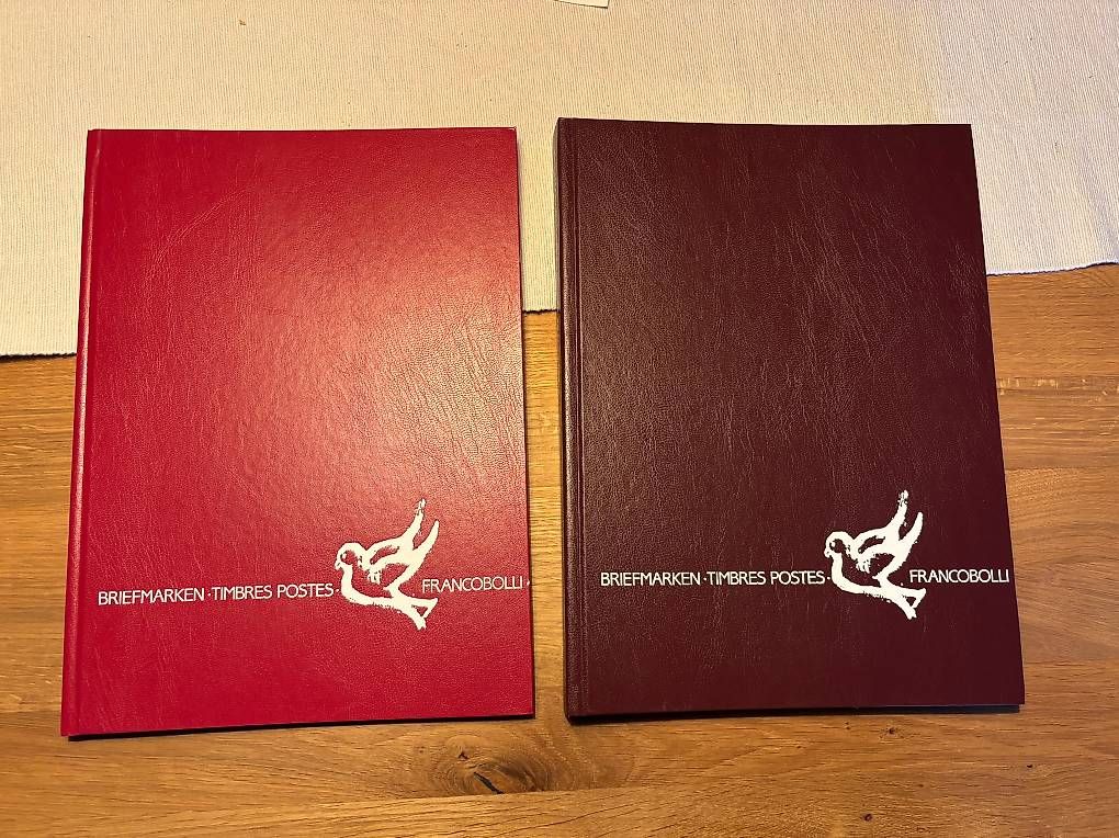 Alben: 2 Briefmarken Einsteckbücher – Gebraucht aus Rafz von MarcoSw85