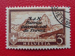 Dienst: BIT, Nr.48 idealer Eckstempel GENEVE, SBK: 300.-