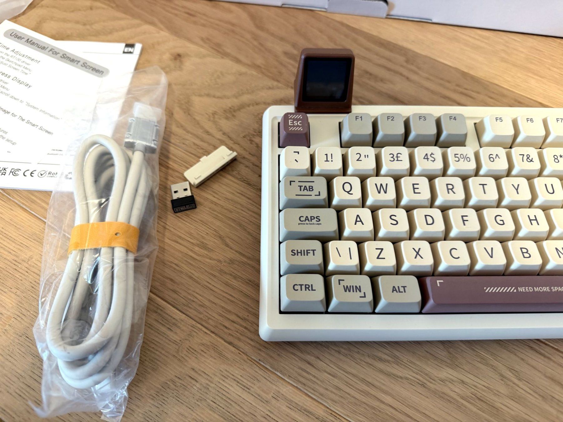 Tastiere: Tastatur EPOMAKER RT100 ISO-UK – Usato da Nottwil venduto da rattkatz 3