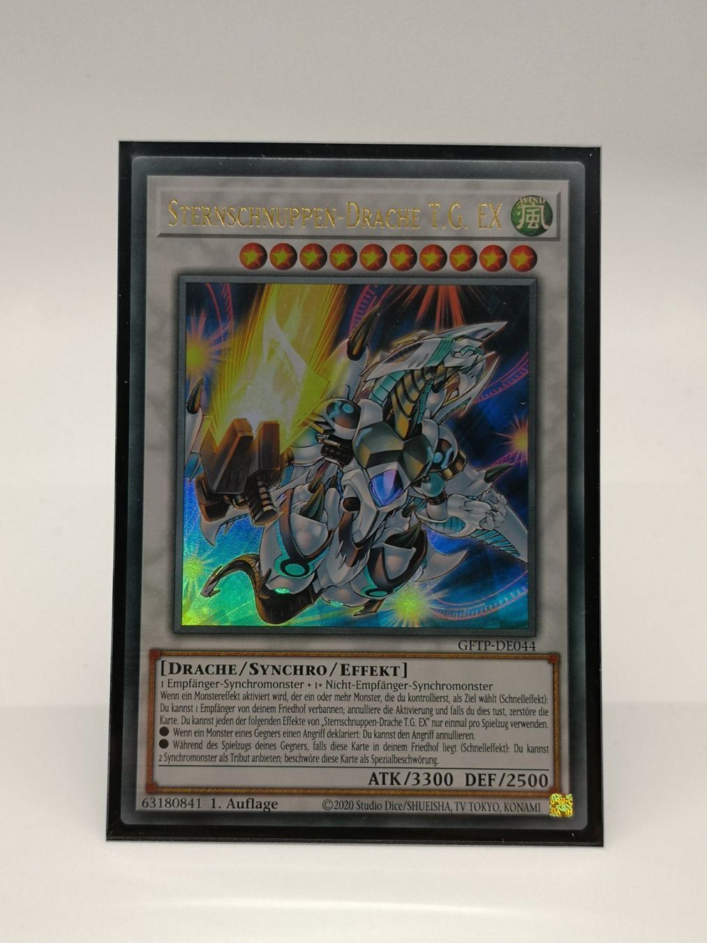 Yugioh Sammelbilder & Trading cards: YU-Gi-Oh Sternschnuppen-Drache T.G. EX – Neu (gemäss Beschreibung) aus Zofingen von gerrymovie93