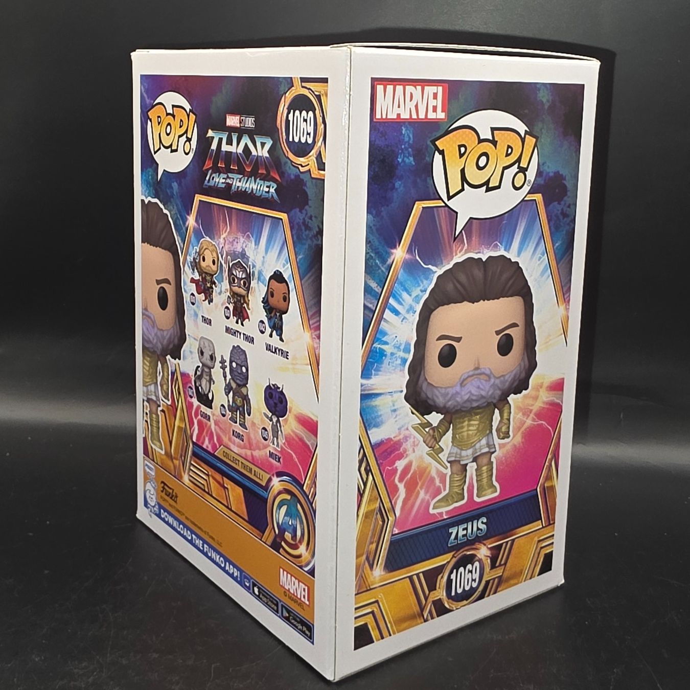 Funko Statuette: Funko Pop! Marvel Thor Love and Thunder Zeus #1069 – Usato da Düdingen venduto da Nerdworld 1