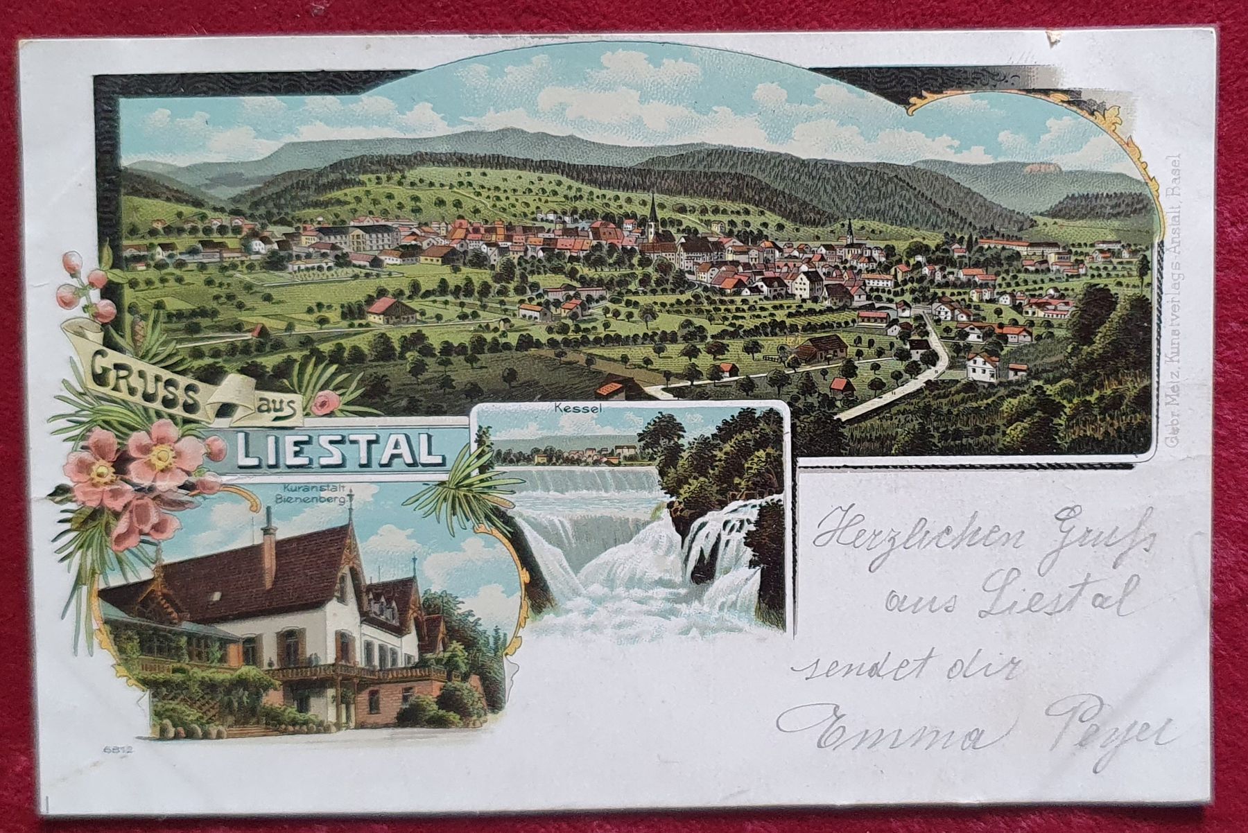 Cartoline postali: Gruss aus Liestal 1903 – Usato da Kreuzlingen venduto da Rschweiz1