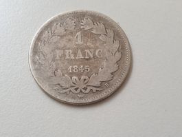 🇫🇷 France 1 Franc 1845 Silver