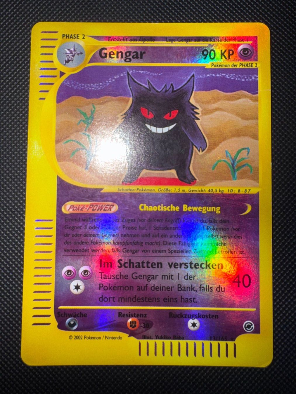 Pokémon Carte collezionabili: Pokemon Gengar Reverse Holo 13/165 - Expedition - DE – Usato da Erstfeld venduto da PokeSandero 1