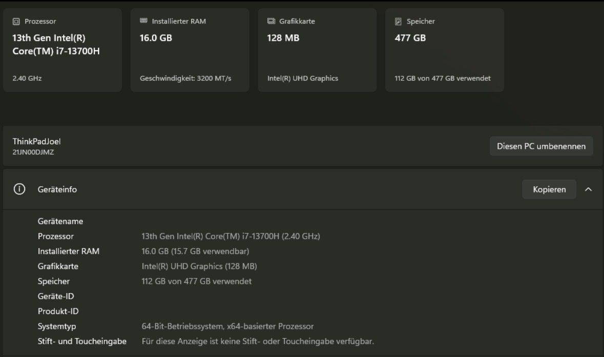 Lenovo Notebooks: Lenovo ThinkPad E16 – Gebraucht aus Wiesendangen von linktheduude 5