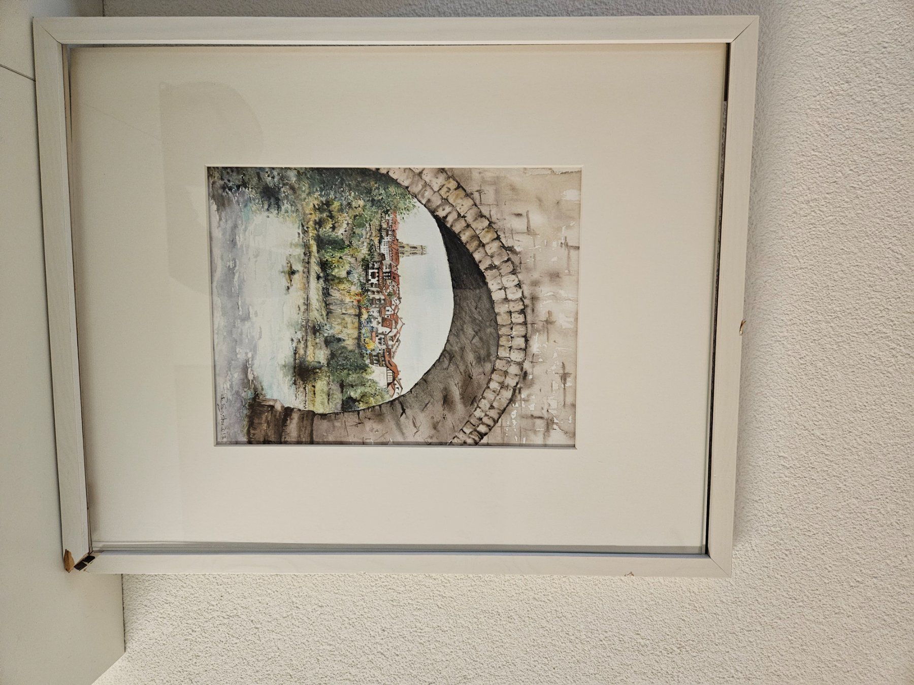 Dipinti: Aquarelle de Fribourg – Usato da Villars-sur-Glane venduto da Bolinot 5