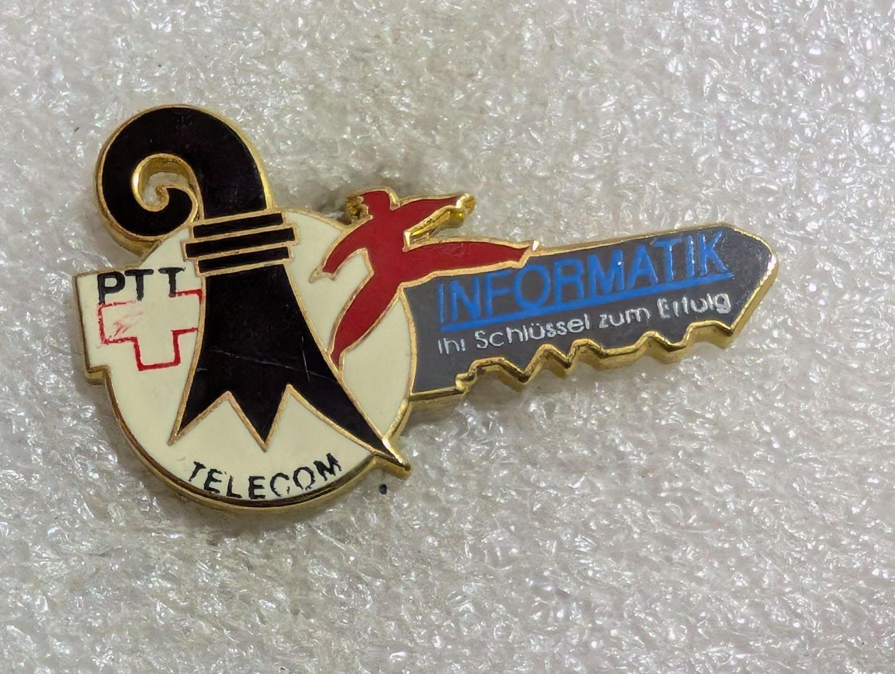 Plaquettes & Badges: Ansteckbutton 242: PTT Informatik – D'occasion à Oppligen par Pin-Fall-Shop