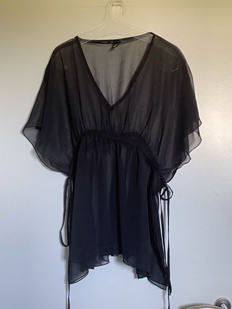 H&M Tunique noire transparente, Taille 40, neuve