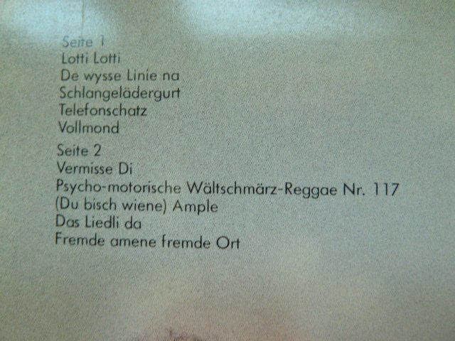 Dischi in vinile: Polo Hofer - Schmetterding  (VG++) – Usato da Au ZH venduto da sikoku 2