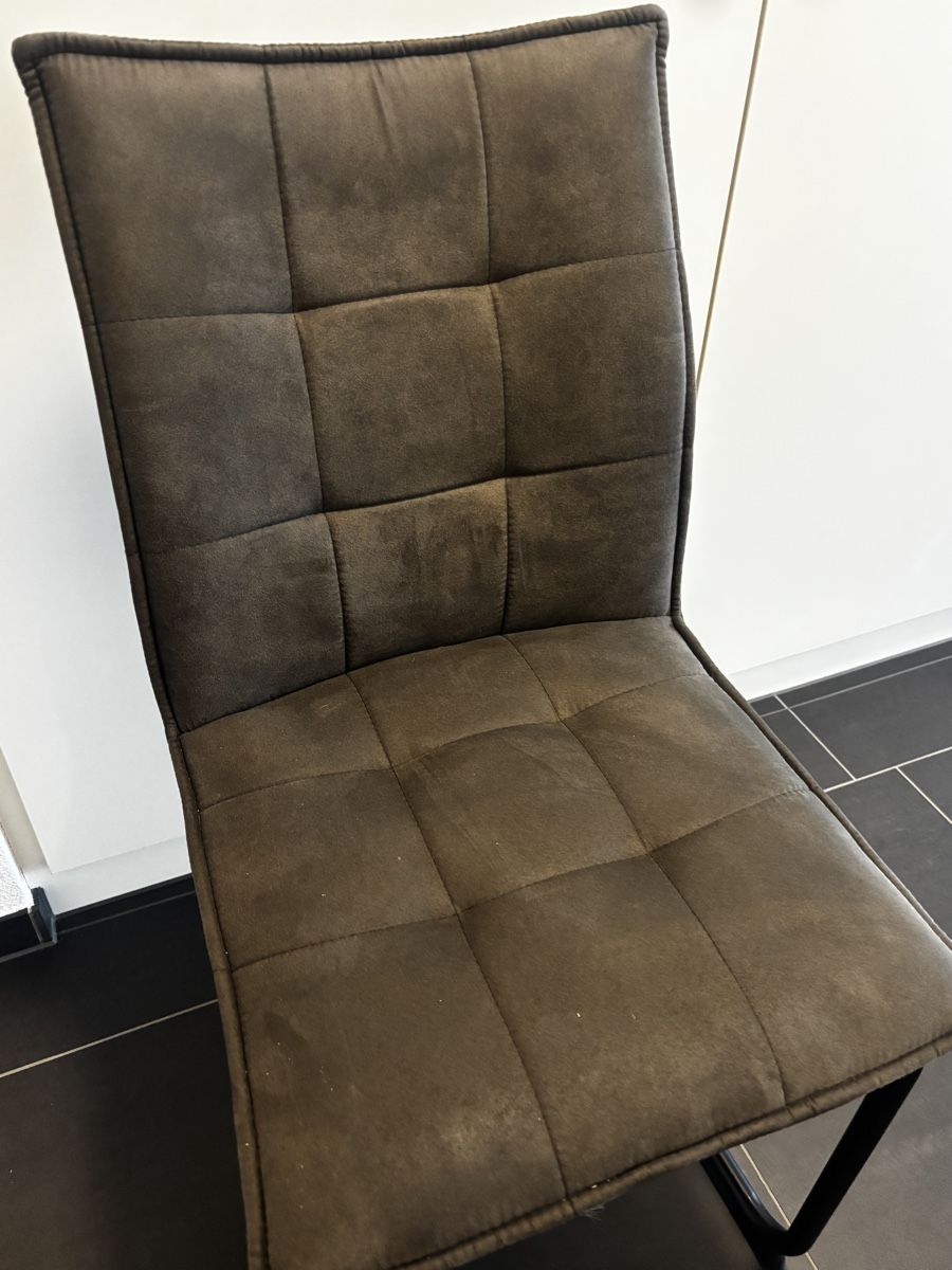 Stühle: 6 Stühle Freischwinger Melissa Polster Microfaser – Neu (gemäss Beschreibung) aus Romanshorn von mar_v8dv