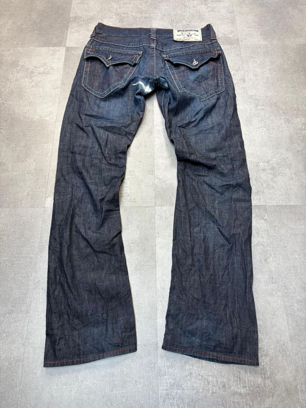 True Religion Jeans: True Religion Straight Jeans - Grösse M/30 – Usato da Werdenberg venduto da hase.vintage