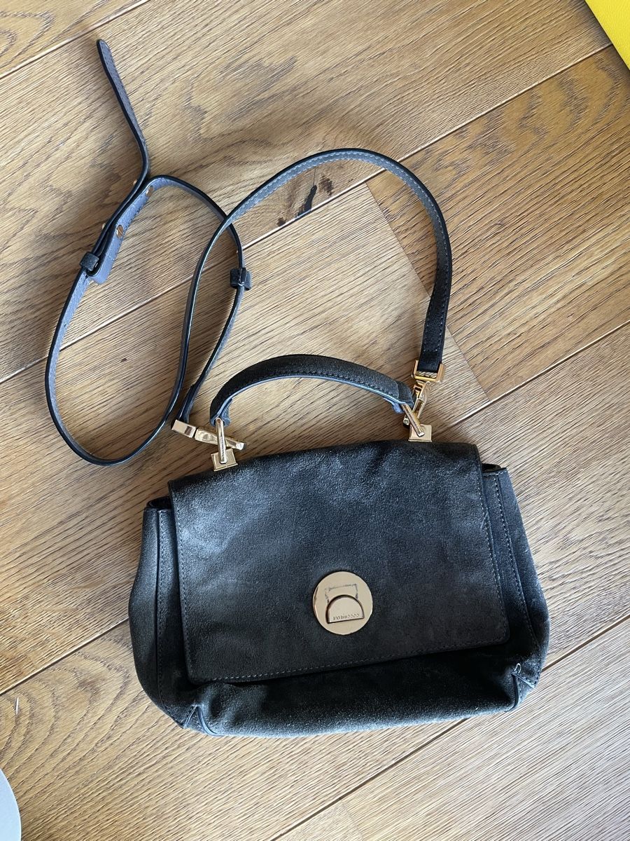 Coccinelle Borse da donna: COCCINELLE, Handtasche Wildleder, dunkelgrau – Usato da Hägglingen venduto da jac_smp9 3