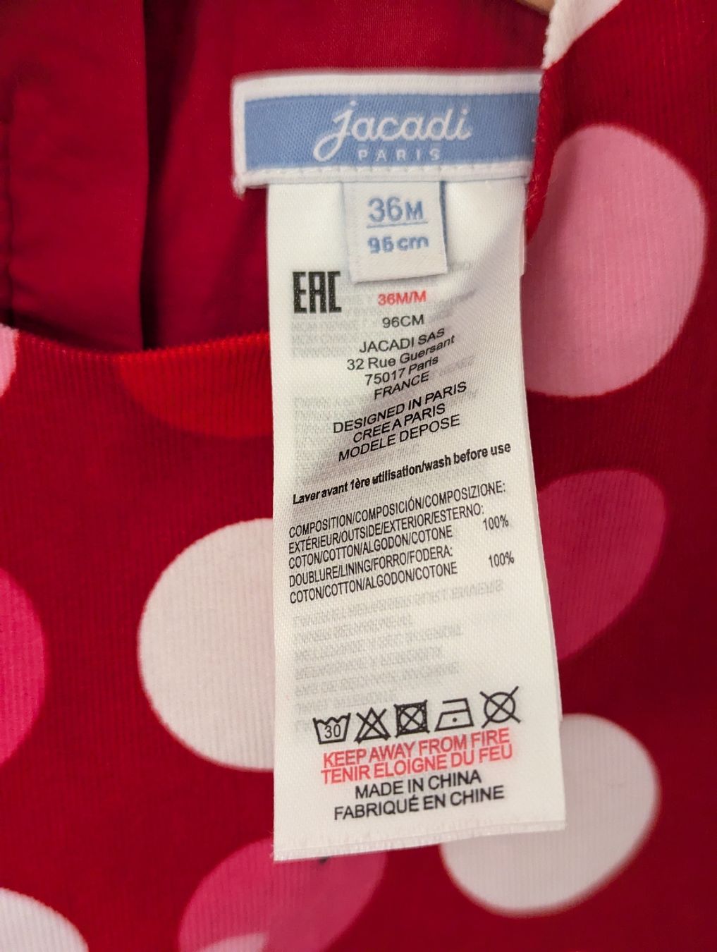 Vestiti & Gonne: Dress by Jacadi, 36months/3years – Nuovo (secondo la descrizione) da Bern venduto da tym_k7bc 2