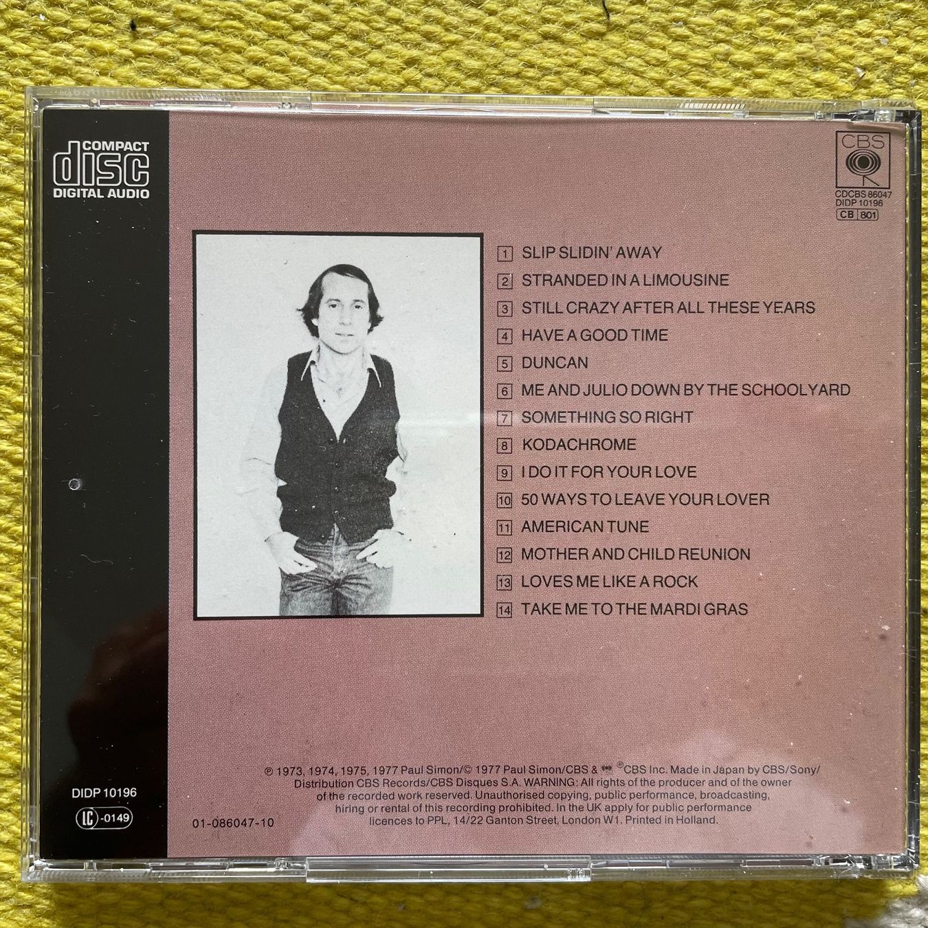 CD: PAUL SIMON-GREATEST HITS, ETC. – Usato da Rorschacherberg venduto da CD-Roli 1