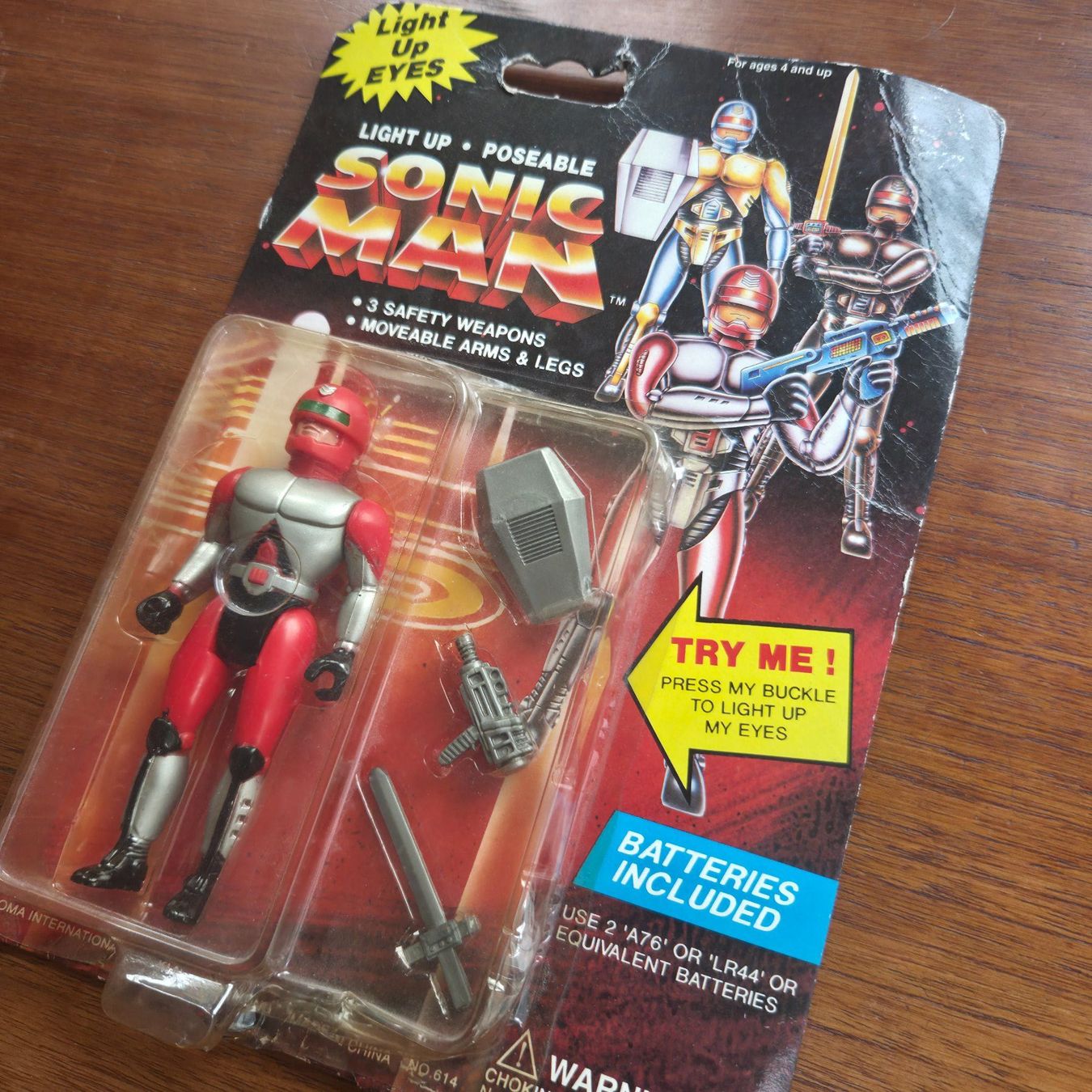 Statuette: Sonic Man Actionfigur Soma International Ltd 90s – Usato da Zürich venduto da Wickeddude 2