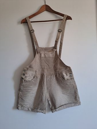 Kurze Latzhose gestreift Marke Please Grösse M