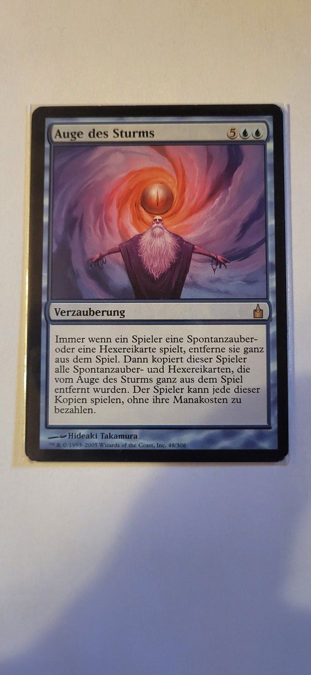 Magic The Gathering Carte collezionabili: MTG - Auge des Sturms – Usato da Münsingen venduto da Heroism2010