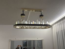 Elegante Hängelampe mit Kristallen - Top Zustand!