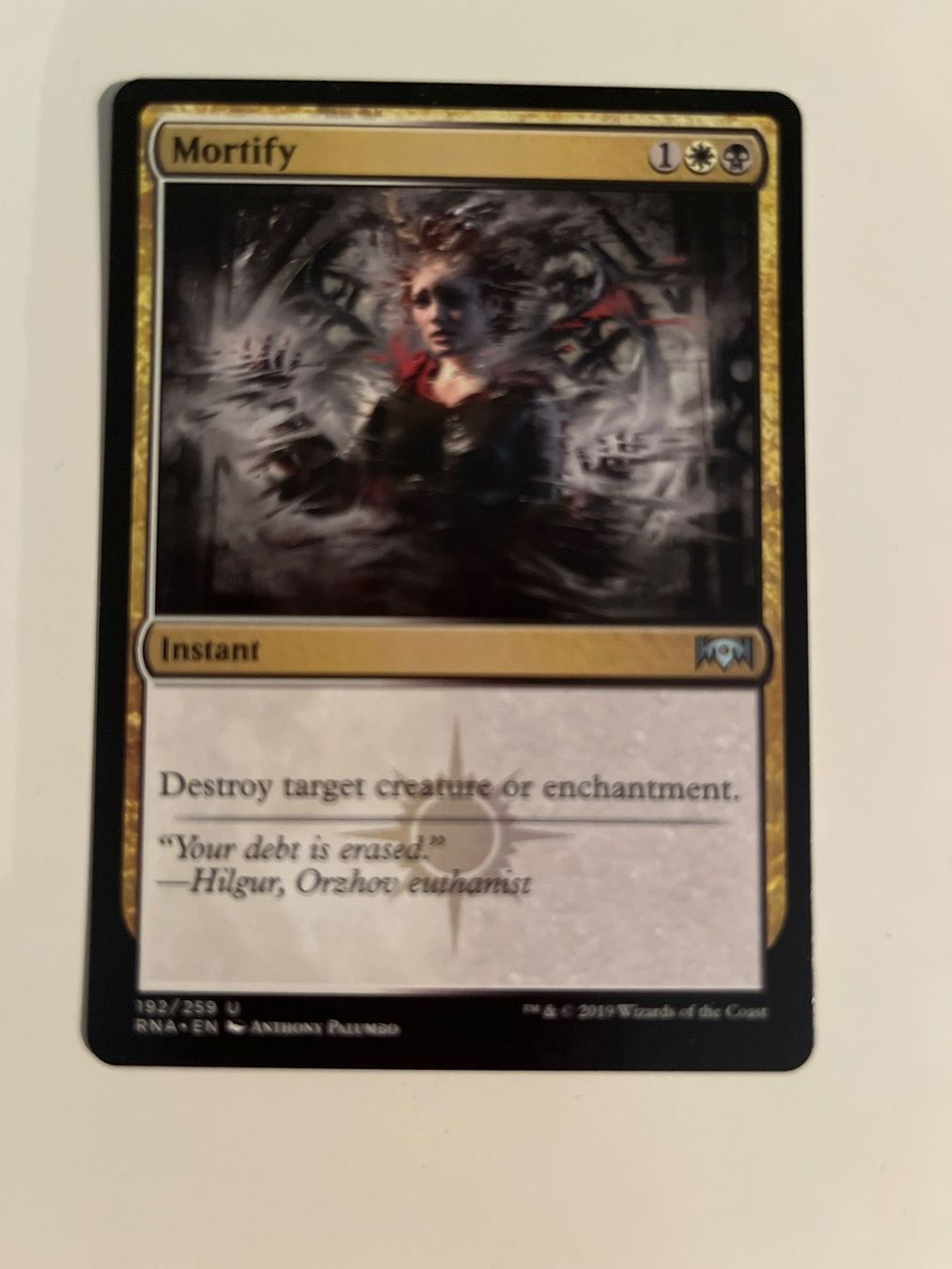 Magic The Gathering Carte collezionabili: 1 x Mortify - Magic: The Gathering - MtG – Usato da Kriens venduto da Shadi1980