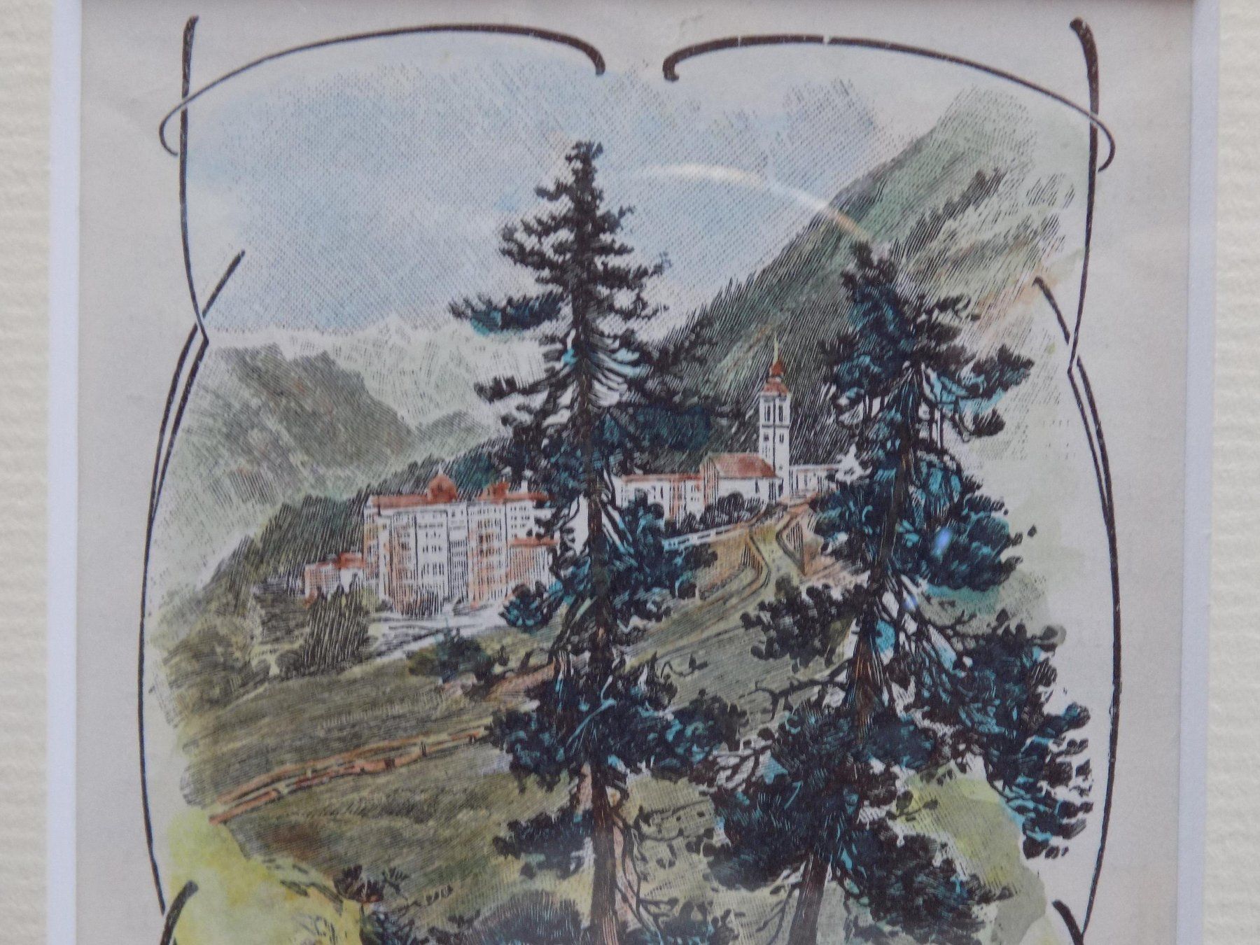 Gravures: Blick auf Laret Engadin – D'occasion à Risch par Rischli15 4