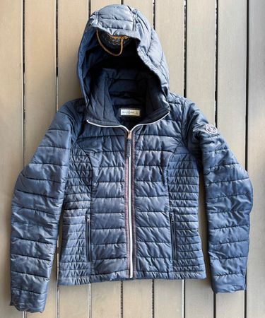 Steppjacke Abercombie & Fitch, Damen, Gr. M, blau