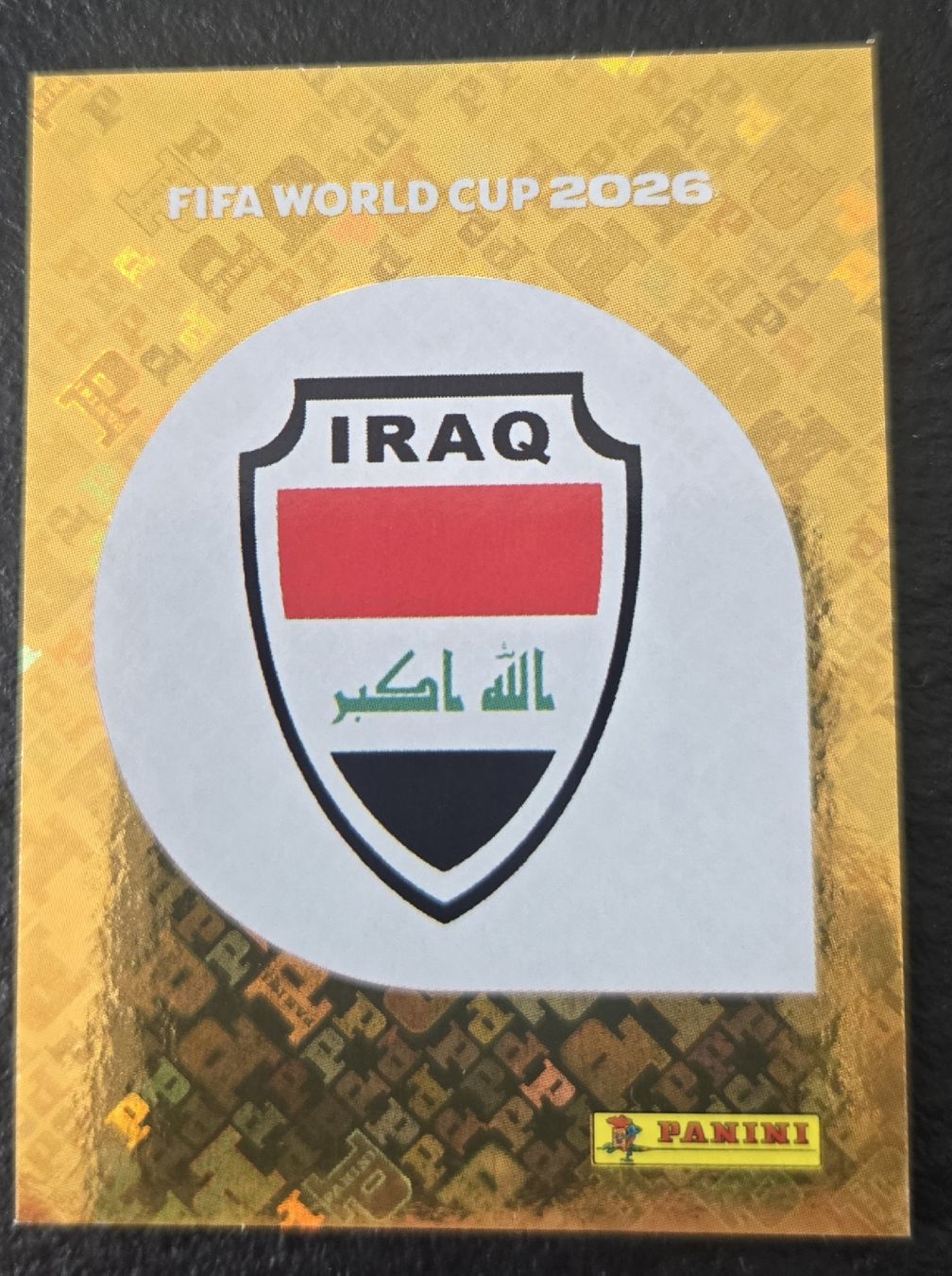 Panini Carte collezionabili: Panini - Iraq Wappen – Usato da Wila venduto da Flashing_D