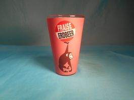 Trinkglas, Erdbeer Eis, Affe, MIGROS