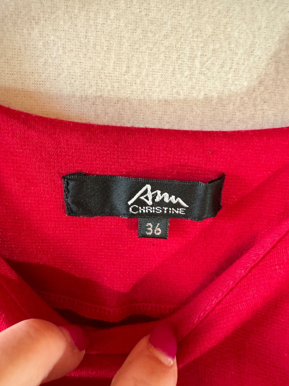 Kleider: Rotes Kleid von Ann Christine Gr. 36 – Gebraucht aus Grosswangen von second_hand_dress 4
