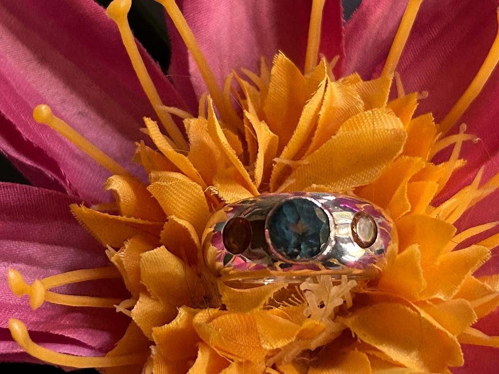 Anelli: Silber Ring Topas & Citrine – Usato da Schaffhausen venduto da amwr 6