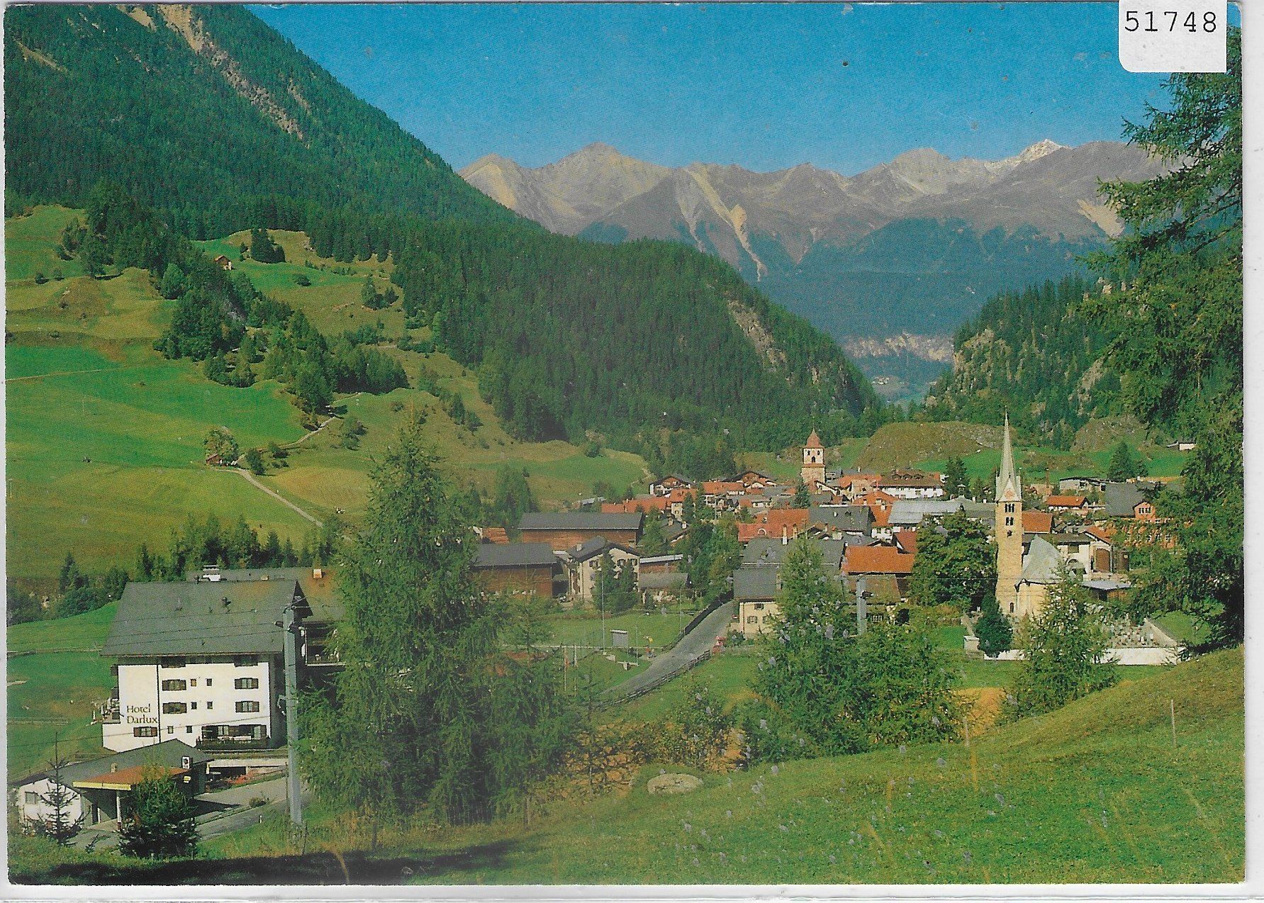 Cartoline postali: Bergün - Generalansicht – Usato da Ettingen venduto da Kartenplanet