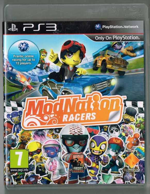 MOD NATION RACERS - CD und Anleitung für PS3 (Gebraucht) in Wil SG für ...