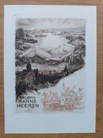 Exlibris Karl Blossfeld - Original Radierung