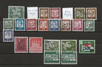 BRD 1961 Lot de timbres oblitérés