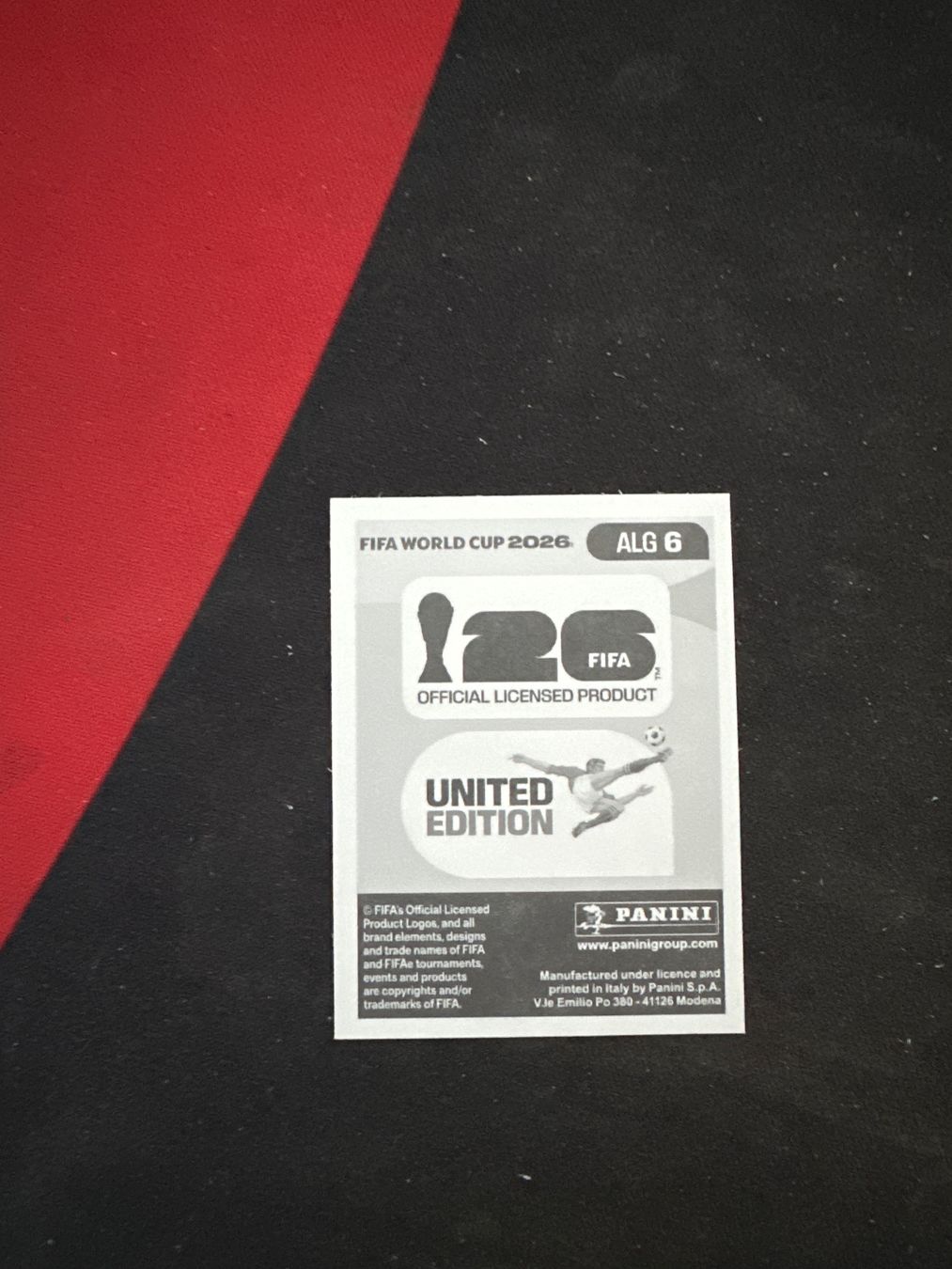 Panini Carte collezionabili: Panini FIFA WM 2026 Sticker - ALG 6 – Usato da Sulz AG venduto da DealWerk 1