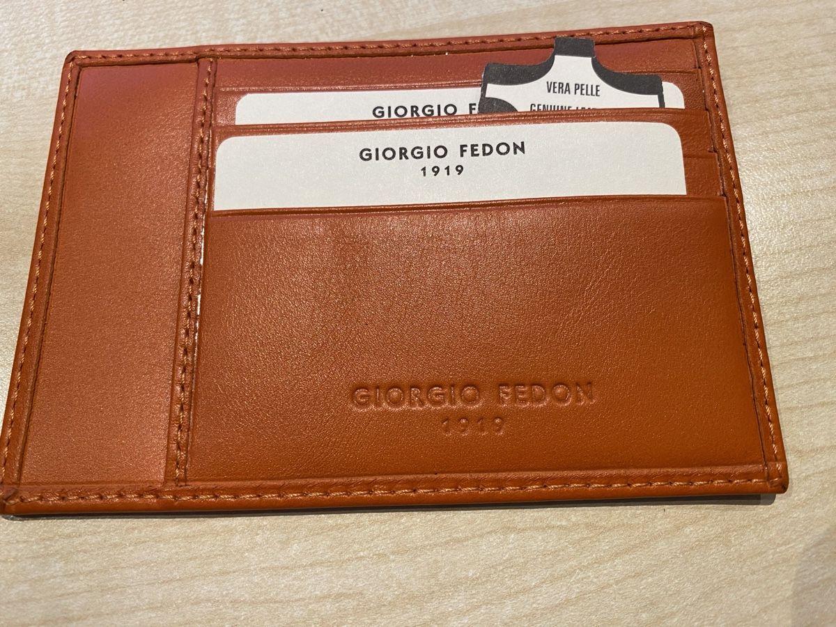 Portafogli: Giorgio Fedon Card Wallet – Nuovo e nell'imballaggio originale da Zürich venduto da rachdied