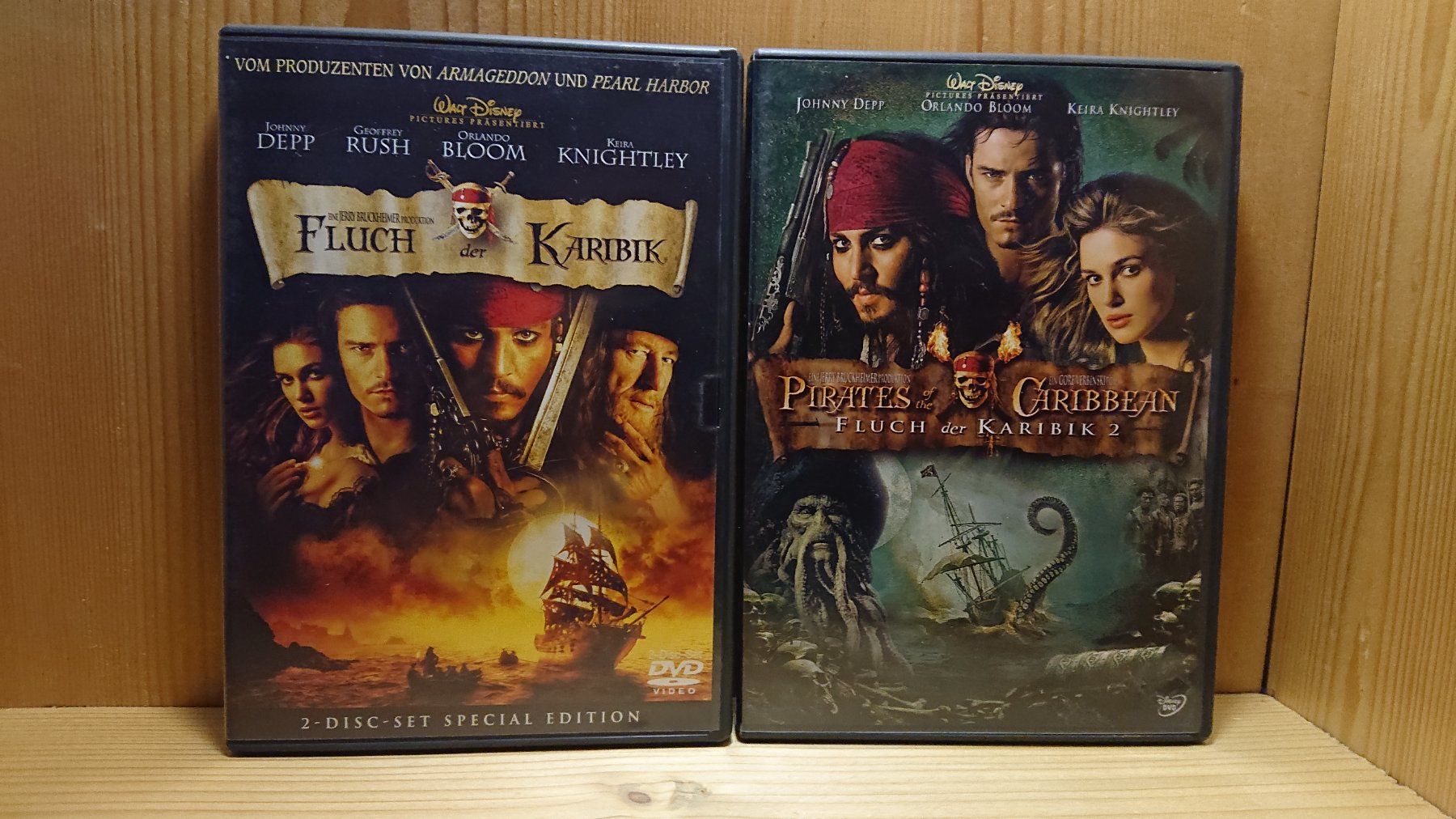 Tous les DVDs: FLUCH DER KARIBIK 1 bis 4 auf DVD Disney – D'occasion à Wilderswil par Exebub 1