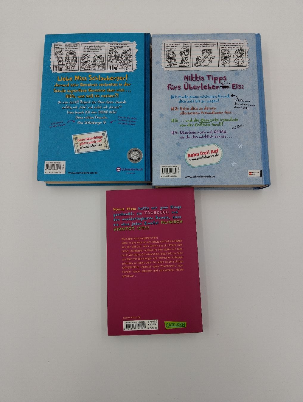 Libri: Dork Diaries Buchreihe, 3 Bände – Nuovo (secondo la descrizione) da Zofingen venduto da Lechim01 4