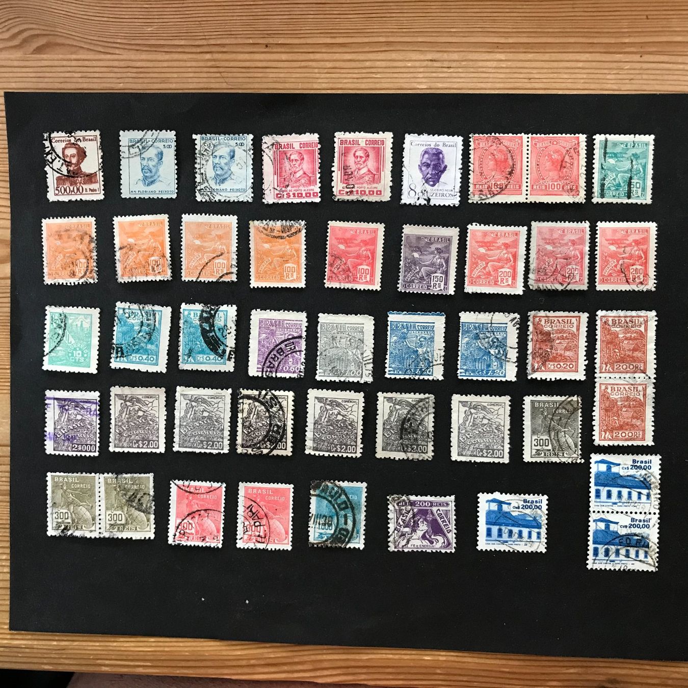 Alle Briefmarken: BRASILIEN: kleine Sammlung gest. – Gebraucht aus Uitikon Waldegg von Gooddeal05 6