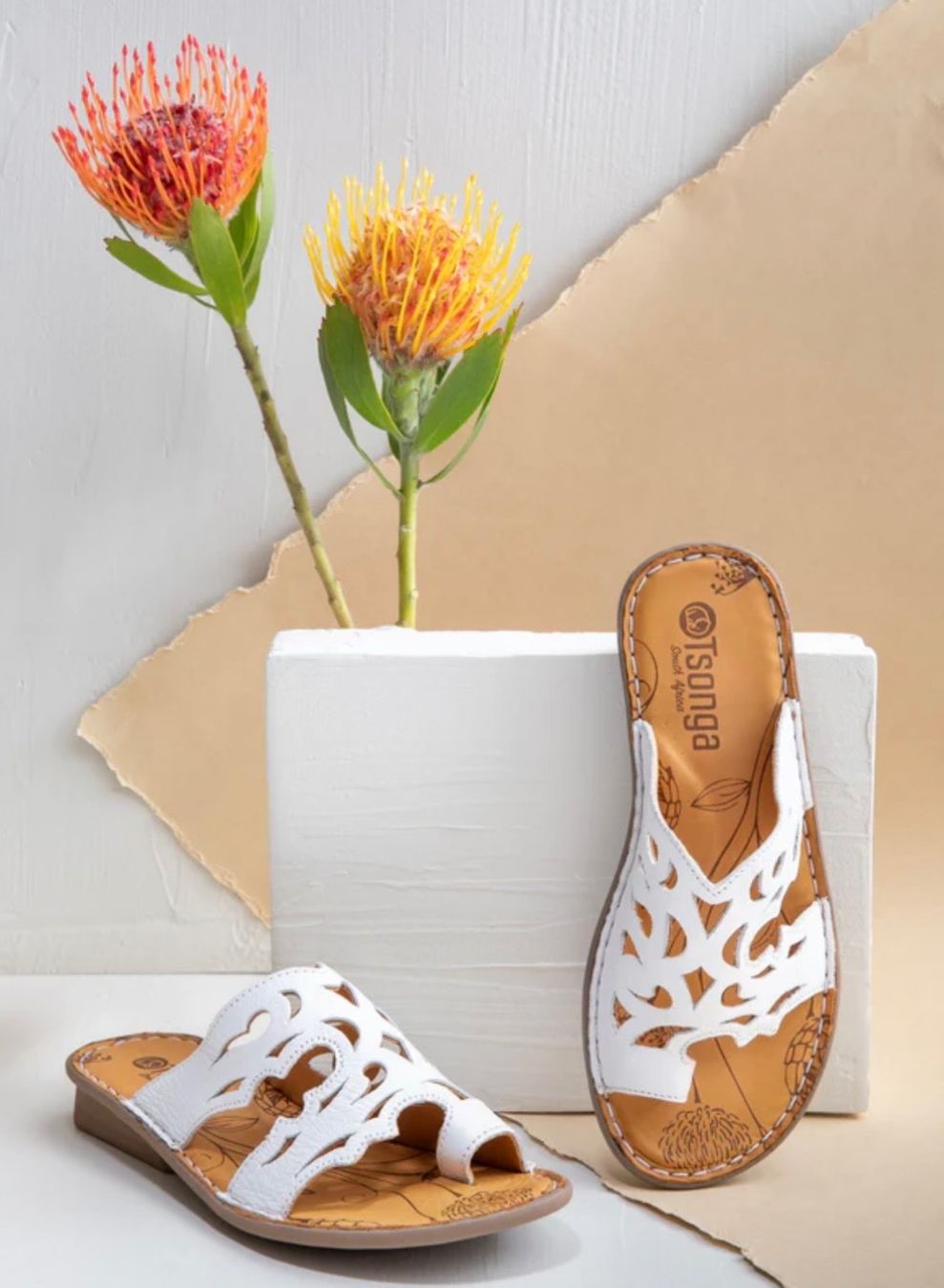 Scarpe da donna: Damen Tsonga Isivina Zehentrenner Weiss Leder – Nuovo (secondo la descrizione) da Winterthur venduto da ru.he
