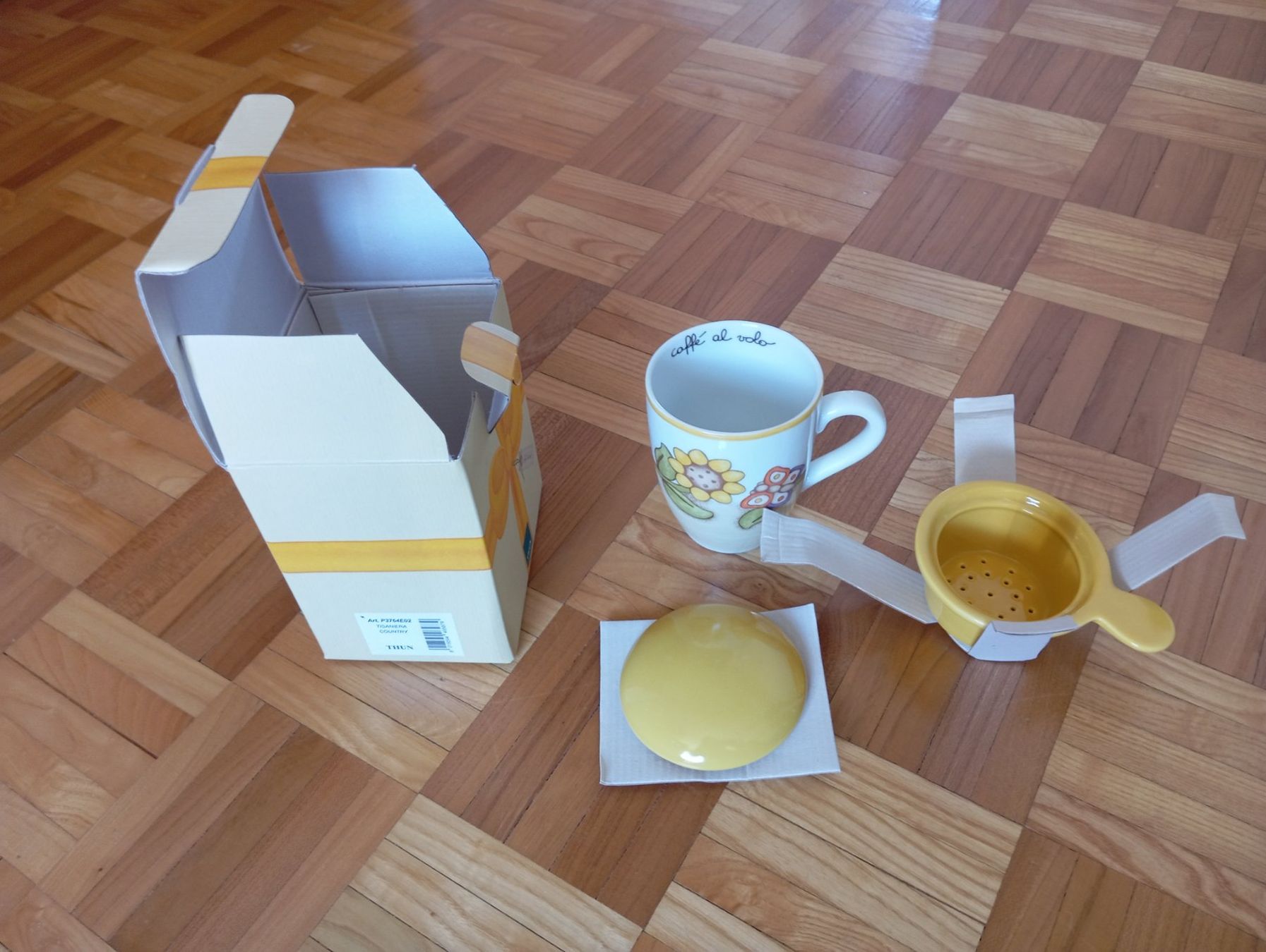 Tazze: NEU: THUN Kaffeetasse "Caffè al volo" – Nuovo e nell'imballaggio originale da Bioggio venduto da natan81 1