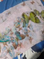 Seidentuch mit Schmetterlingen ca 130x40cm Seide
