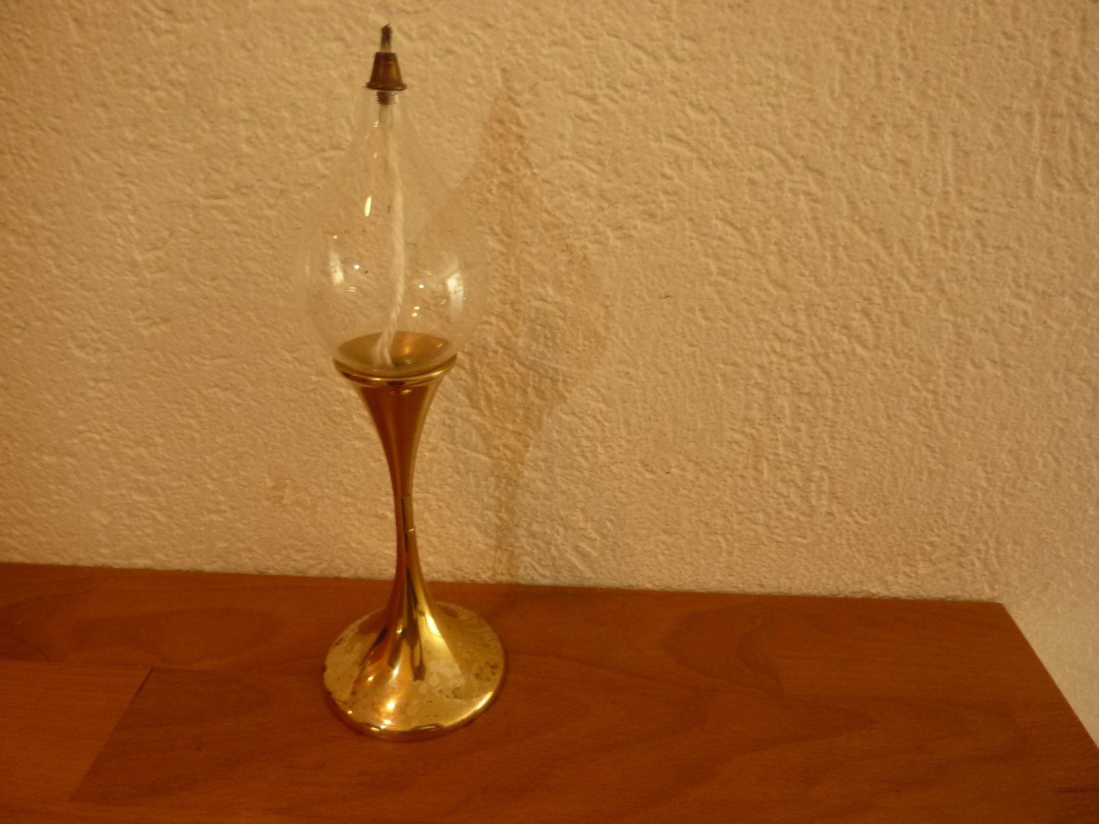 Lampade: schöne Petrollampe Messing Glas Andersen Design W-Germany – Usato da Hochfelden venduto da swissice 2