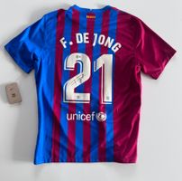 Frenkie de Jong Trikot Signiert Fc Barcelona 21/22 Nummer 21