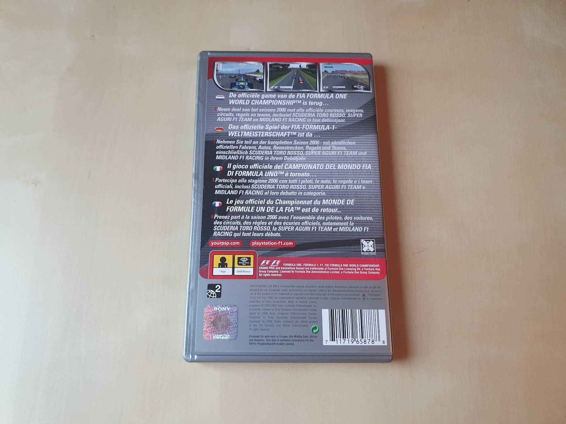 Sony Giochi: Formula One 06 F1 06 – Usato da Stansstad venduto da collectorsshop 1