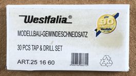 MODELLBAU -GEWINDESCHNEIDESATZ WESTFALIA ORGINALVERPACKT